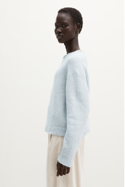 Marc O'Polo Light Blue Boat-Neck Jumper