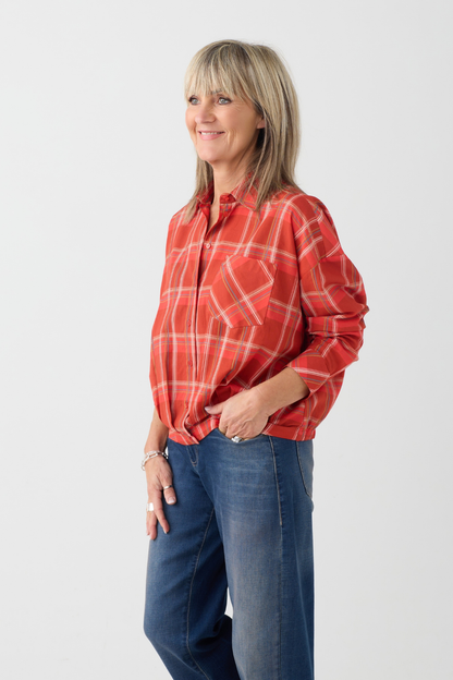 Milano Chilli Print Pocket Shirt
