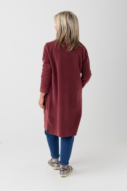 HS Bordeaux Long Jacket 7182