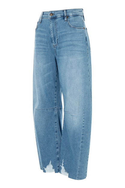 Mac Dakota Fringe Lake Blue Jeans