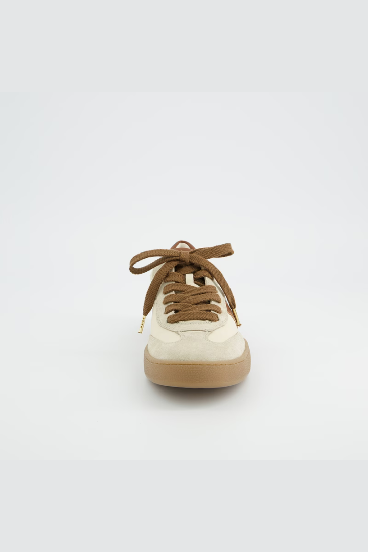 Paul Green Beige Soft Suede/Times Biscuit Trainer
