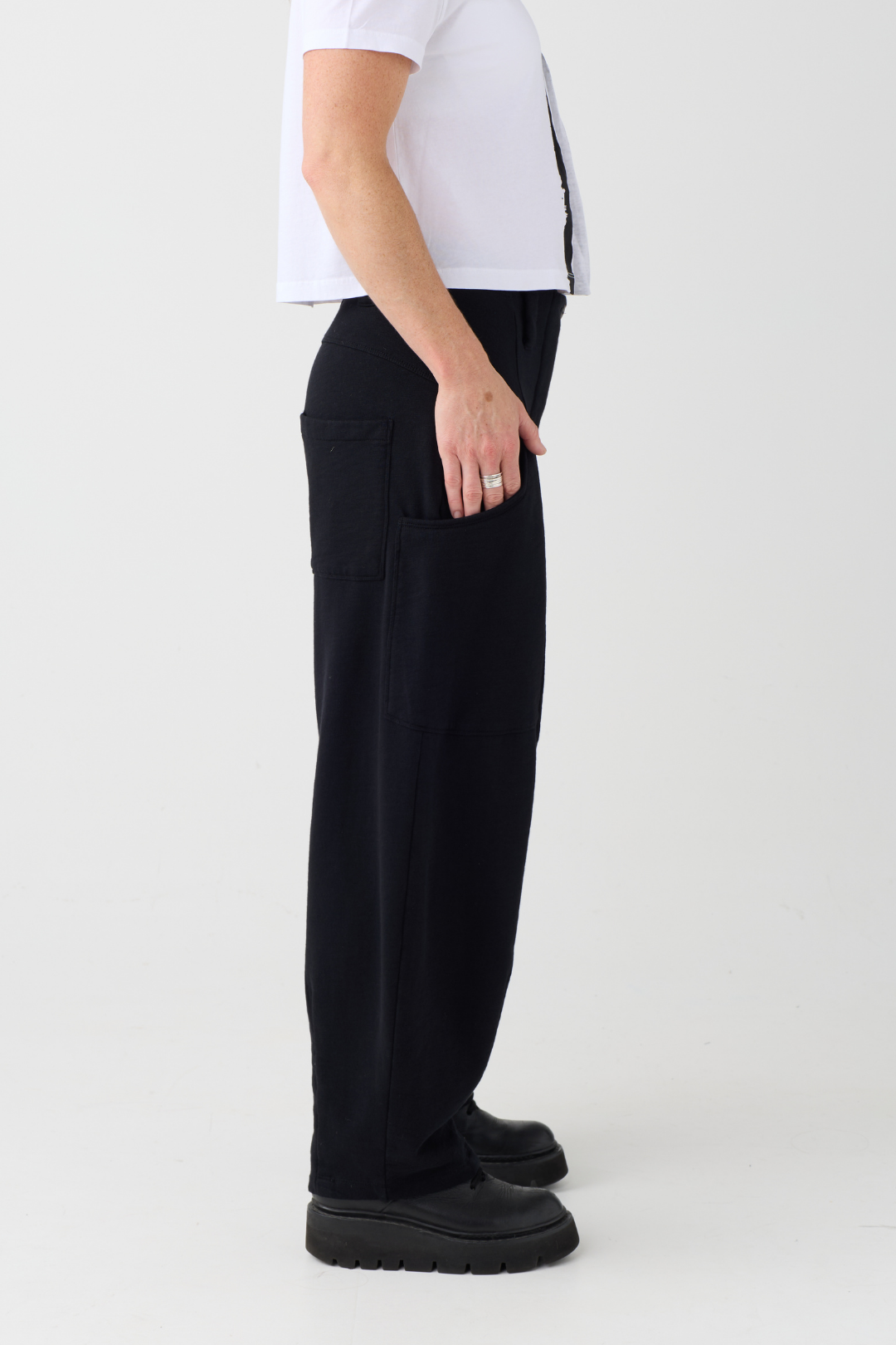 Lurdes Bergada Black Trousers 742