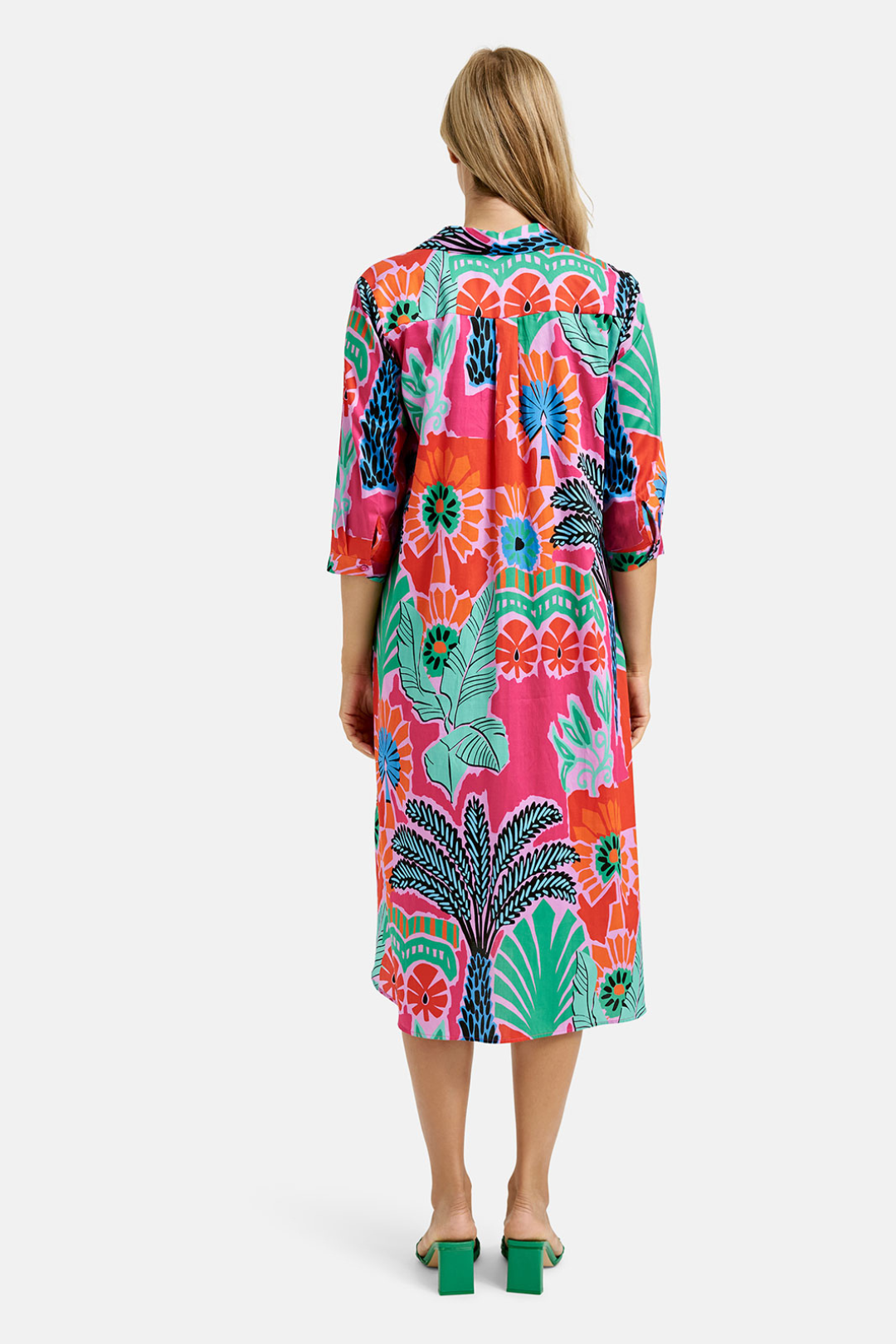 Milano Multi Colour Floral Print Dress