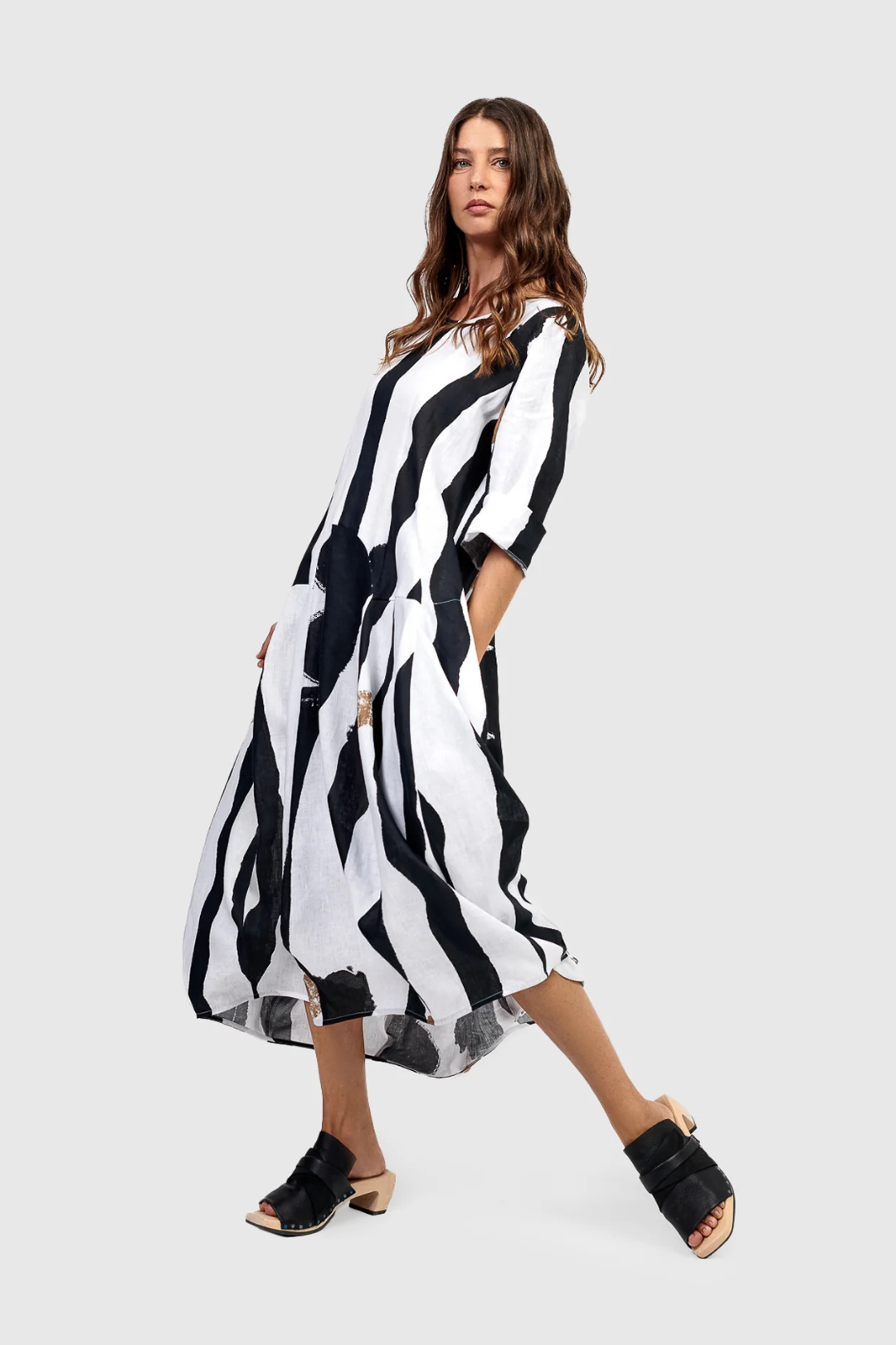 URBAN Zebra Print Relaxed Dress