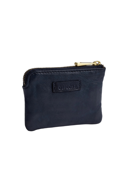 Depeche Midnight Blue Soft Leather Purse