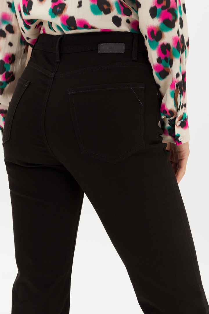 Brax Mary Black Jeans with Rhinestones