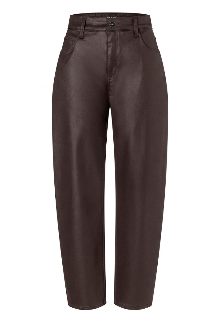 Mac Danni 2.3 Truffle/Brown Coated Trouser