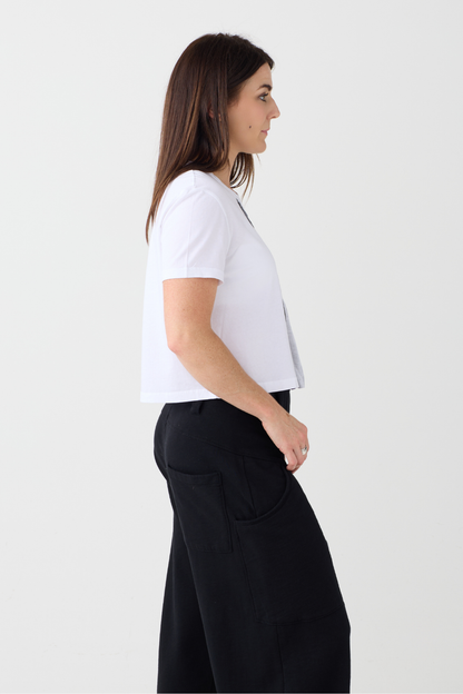 Lurdes Bergada White/Black T-Shirt 701