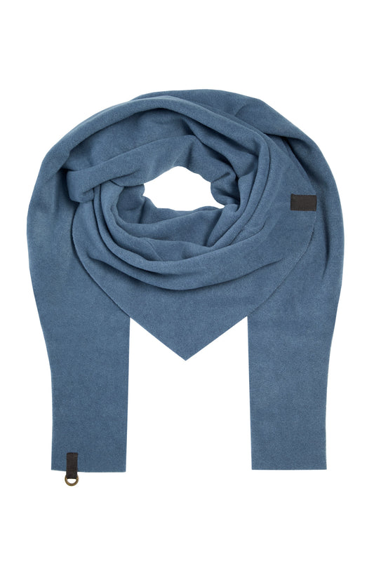 Henriette Steffensen Dusty Blue Triangle Scarf