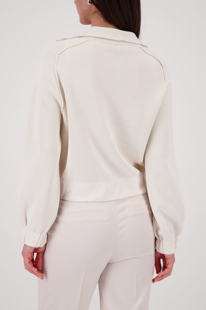 Monari Champagne Beige Jewelled Cardigan