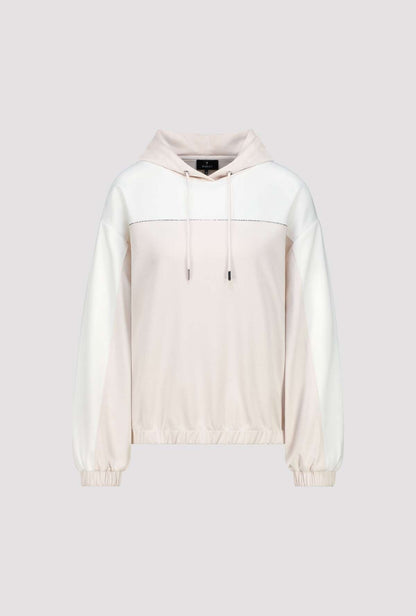 Monari Champagne Beige Diamante Hoodie