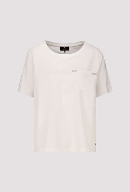 Monari Champagne Beige Pocket Rhinestone Top