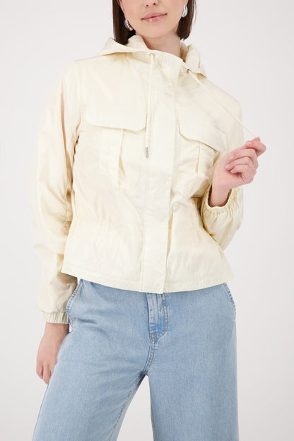 Monari Marble Hooded/Drawstring Waist Jacket