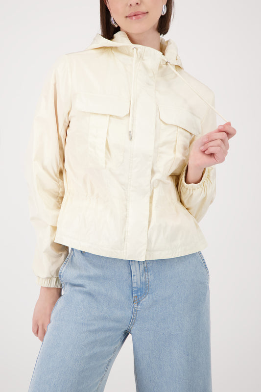 Monari Marble Hooded/Drawstring Waist Jacket