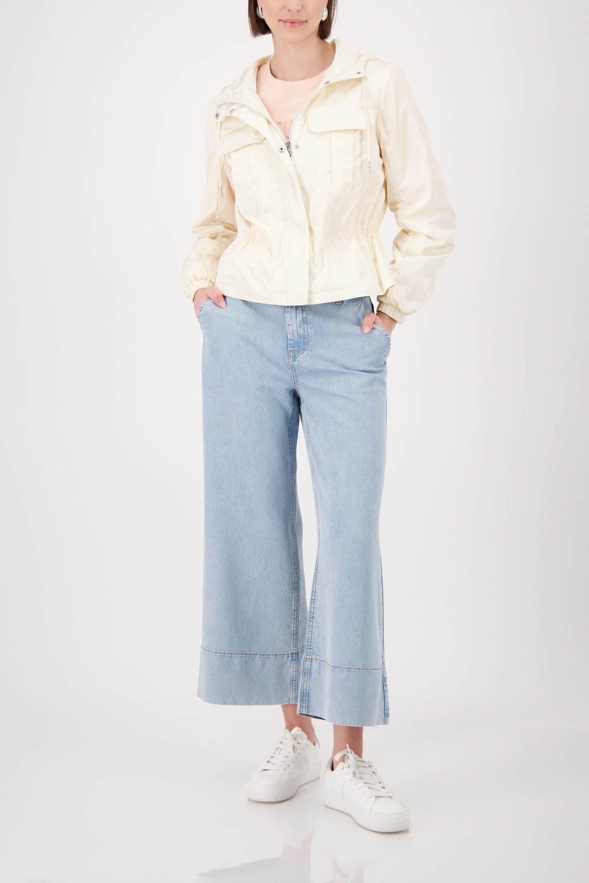 Monari Marble Hooded/Drawstring Waist Jacket