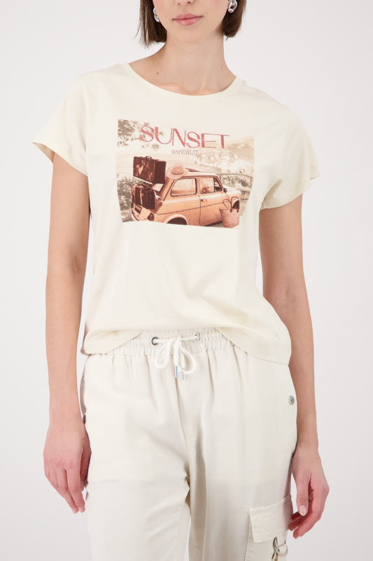 Monari Marble Car Print T-Shirt