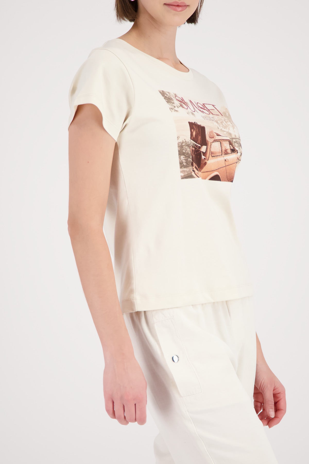 Monari Marble Car Print T-Shirt