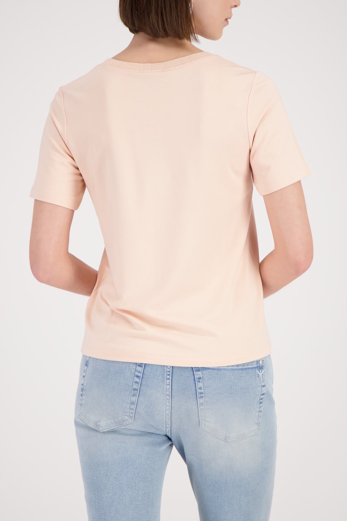 Monari Summer Peach Embellished T-Shirt