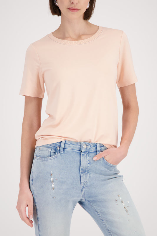 Monari Summer Peach Embellished T-Shirt