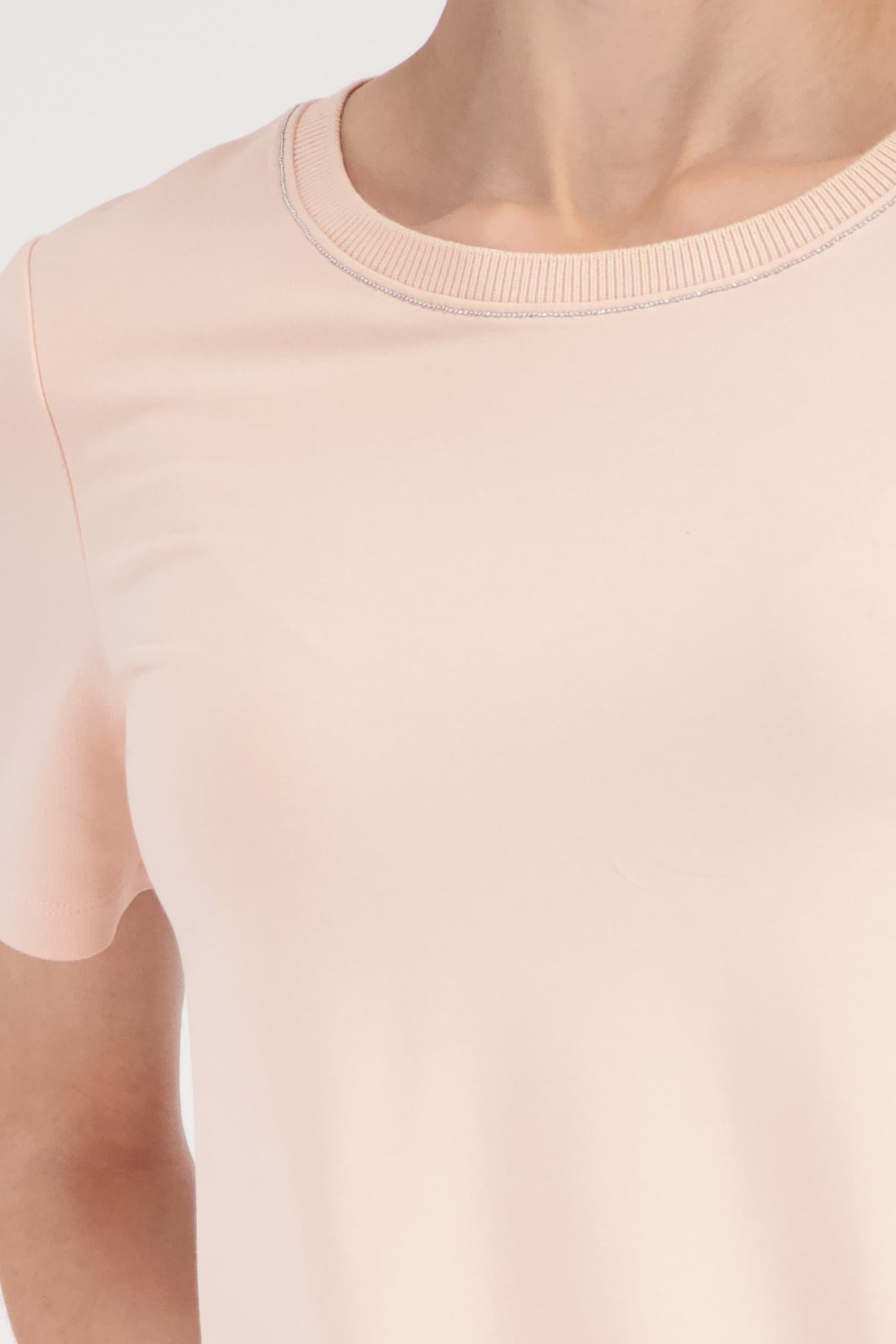 Monari Summer Peach Embellished T-Shirt
