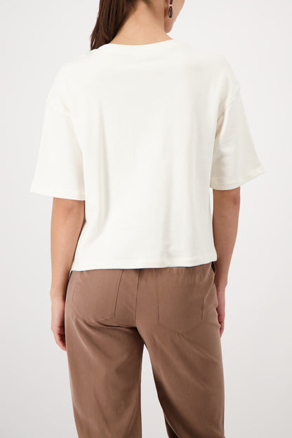 Monari Marble COAST Embellished SS Sweatshirt