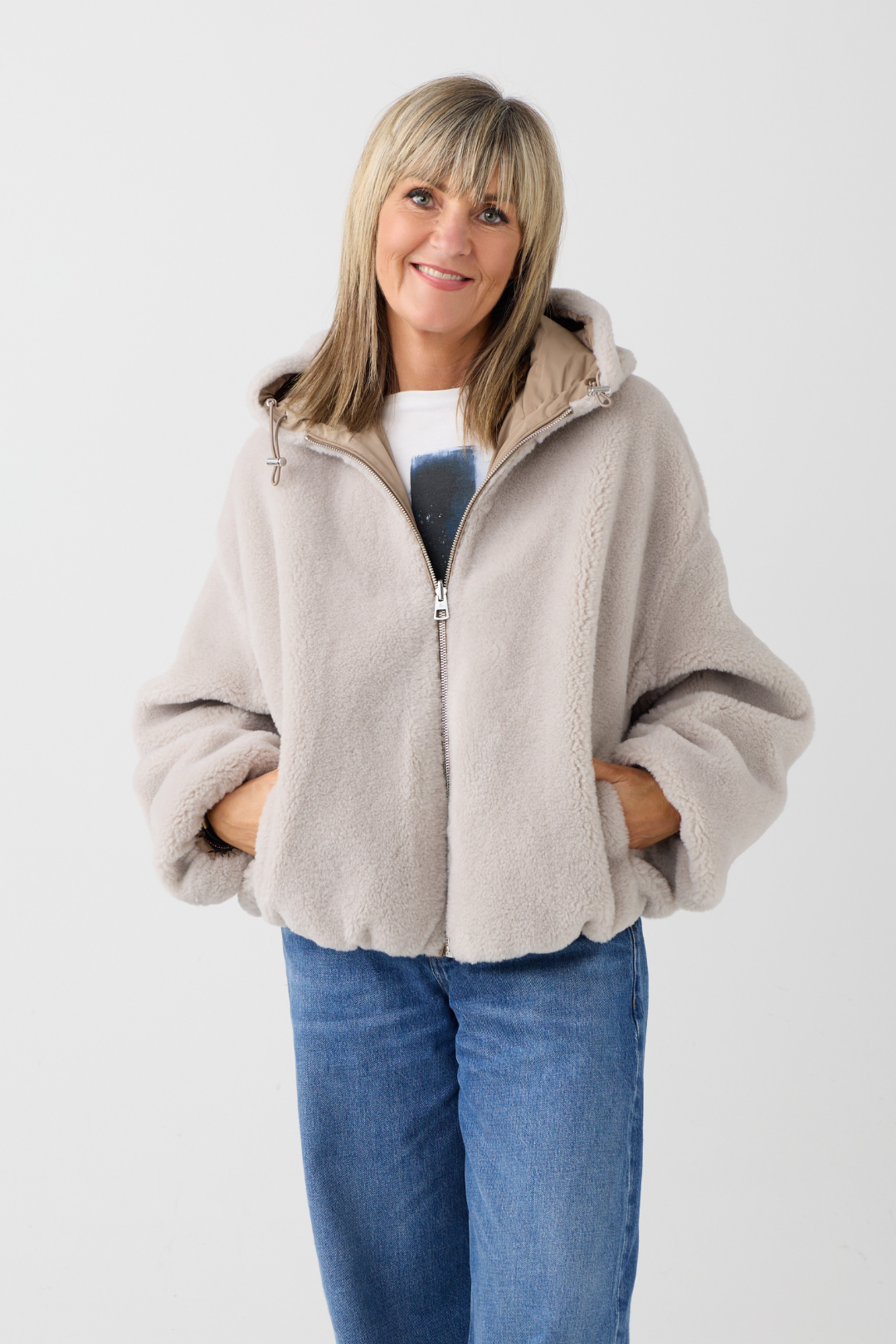 Marc O'Polo Earthy Taupe Reversible Jacket