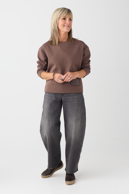Mac Dakota Anthra Wash Barrel Jeans