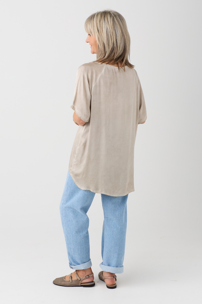 Sanctamuerte Sand Shell Top S279