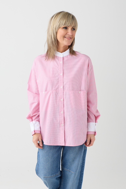 TSP Pink/White Stripe Blouse