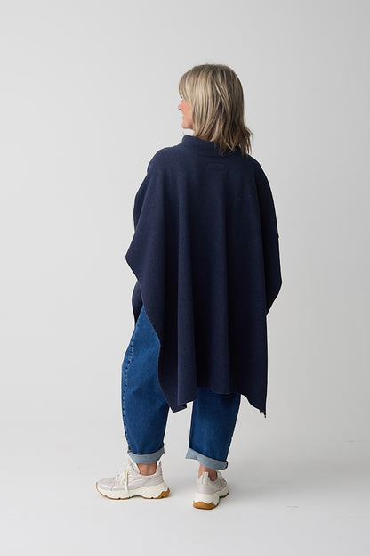 Henriette Steffensen Evening Blue Poncho