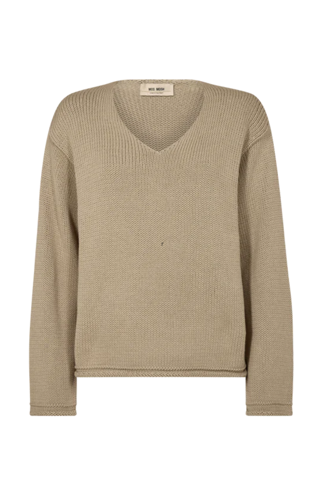 Mos Mosh Bine Sesame V-neck Jumper