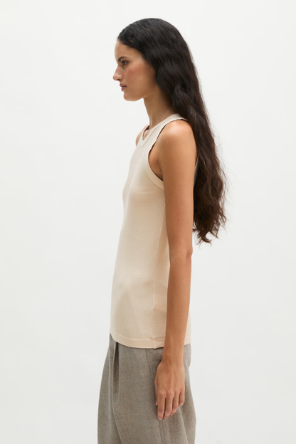 Marc O'Polo Natural Ribbed Vest Top