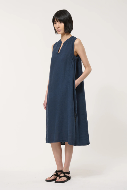 Humility BONITAR-L Navy Linen Dress
