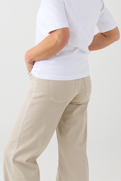 Mac Dream Wide Smoothly Beige Jeans