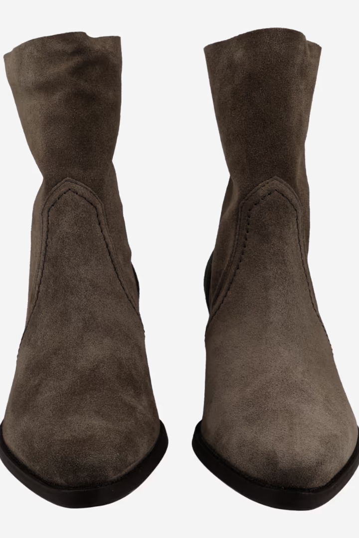 Paul Green Soft Suede Earth Ankle Boots