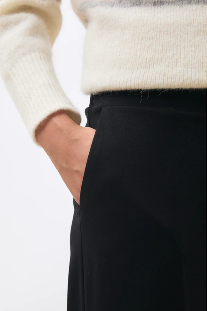Humility SOPHIO Black Wide Crop Trouser