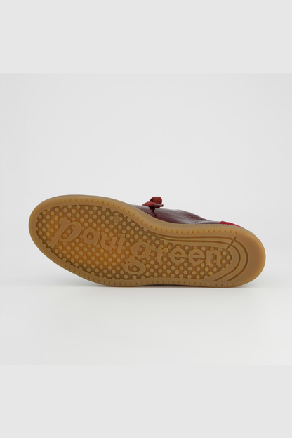 Paul Green Wine Suede/Sport Lack Trainers