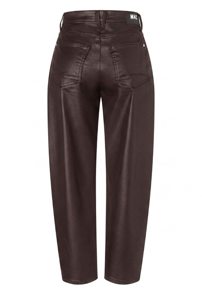 Mac Danni 2.3 Truffle/Brown Coated Trouser
