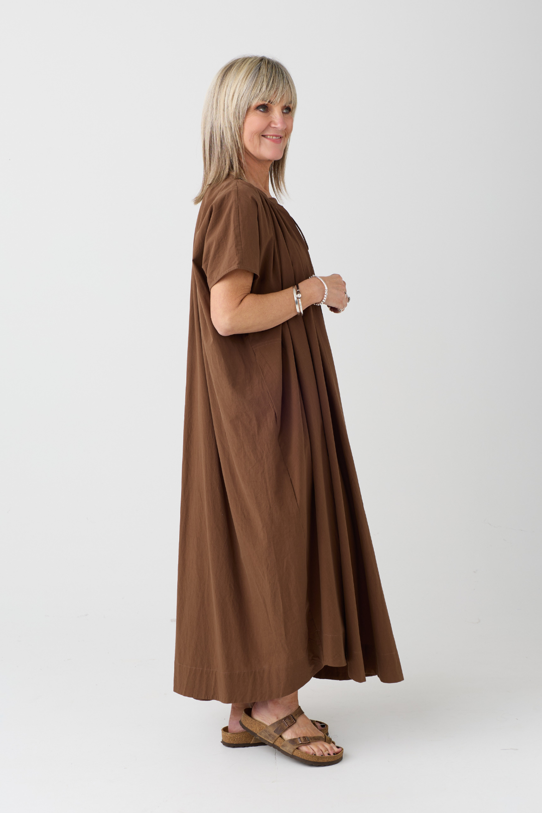 el2 Brown Oversized Dress 3037