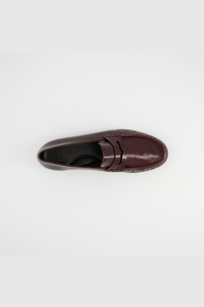 Paul Green Bordo Glazed Calf Loafers