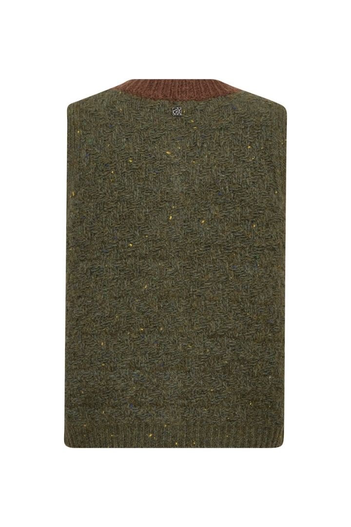 Mos Mosh Esti Rosin Stripe Knit Waistcoat