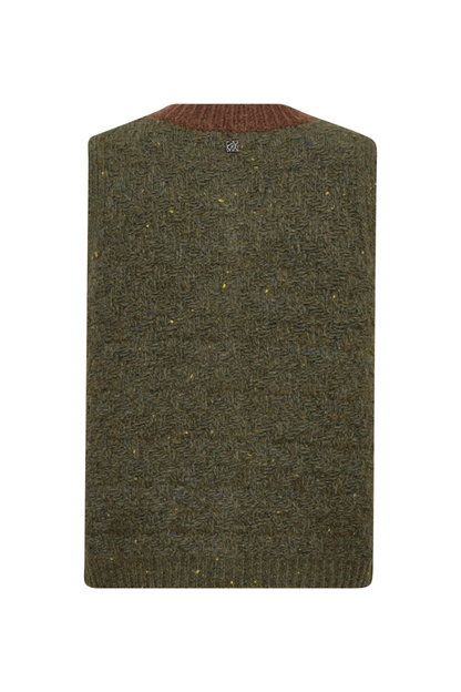 Mos Mosh Esti Rosin Stripe Knit Waistcoat