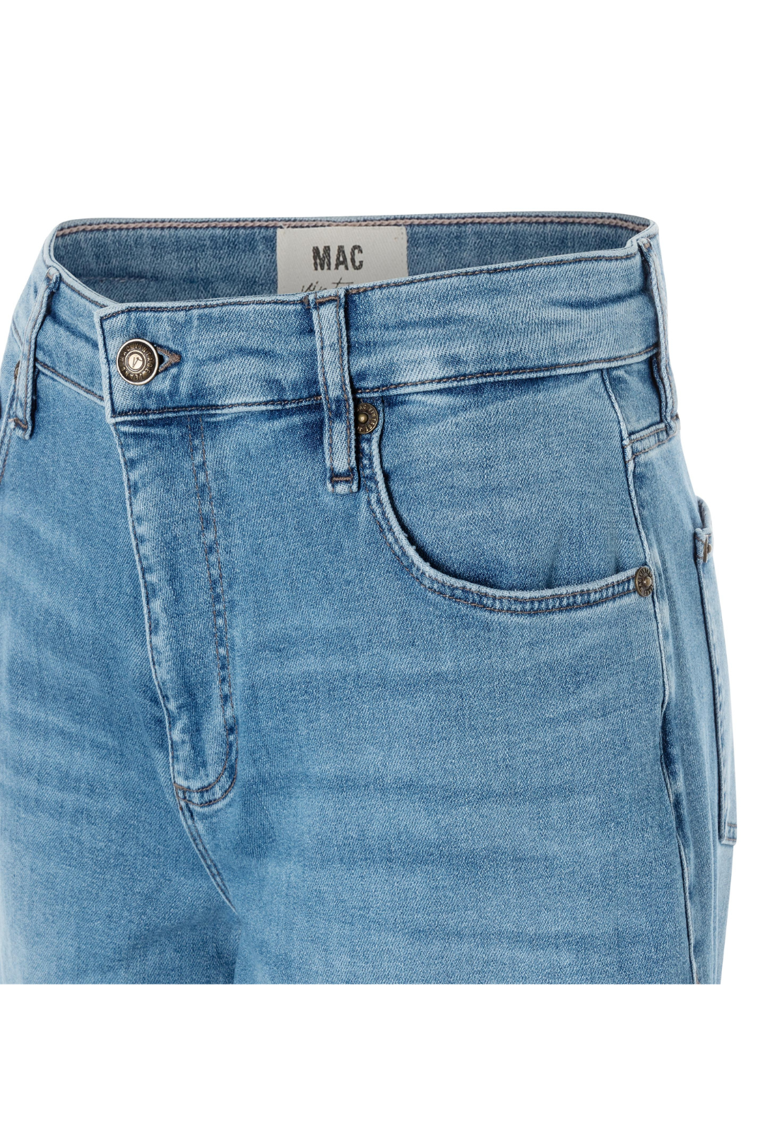 Mac Dakota Fringe Lake Blue Jeans