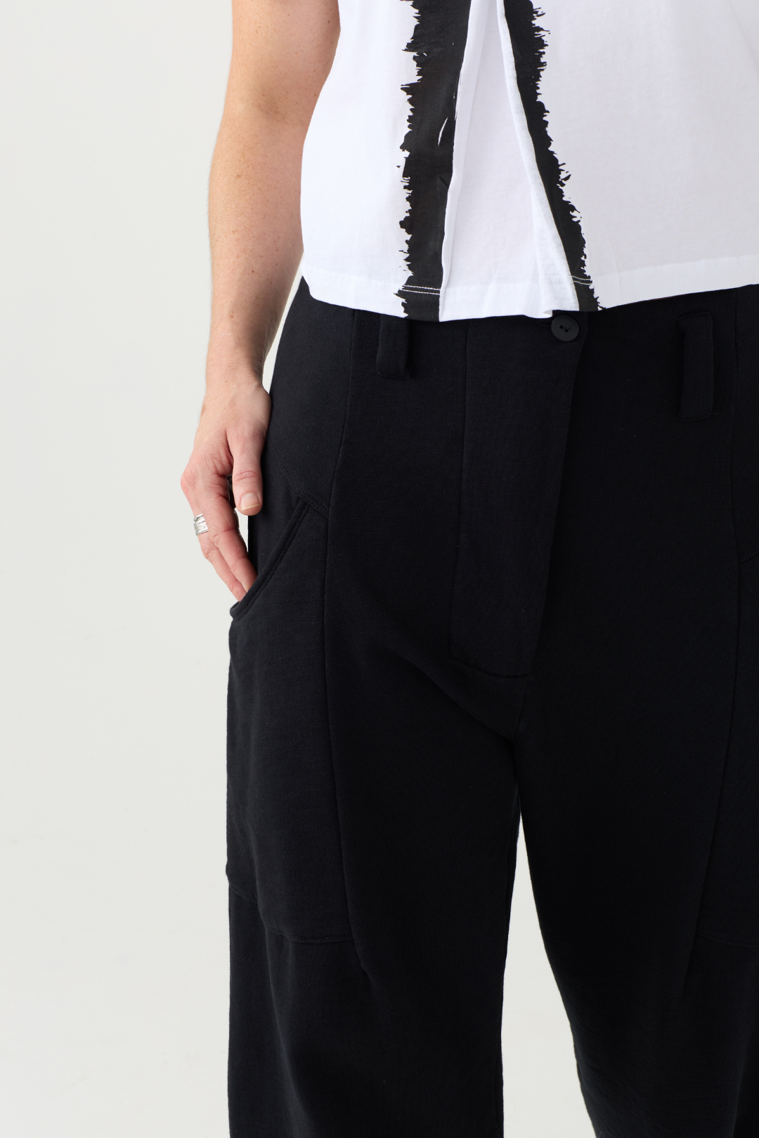 Lurdes Bergada Black Trousers 742