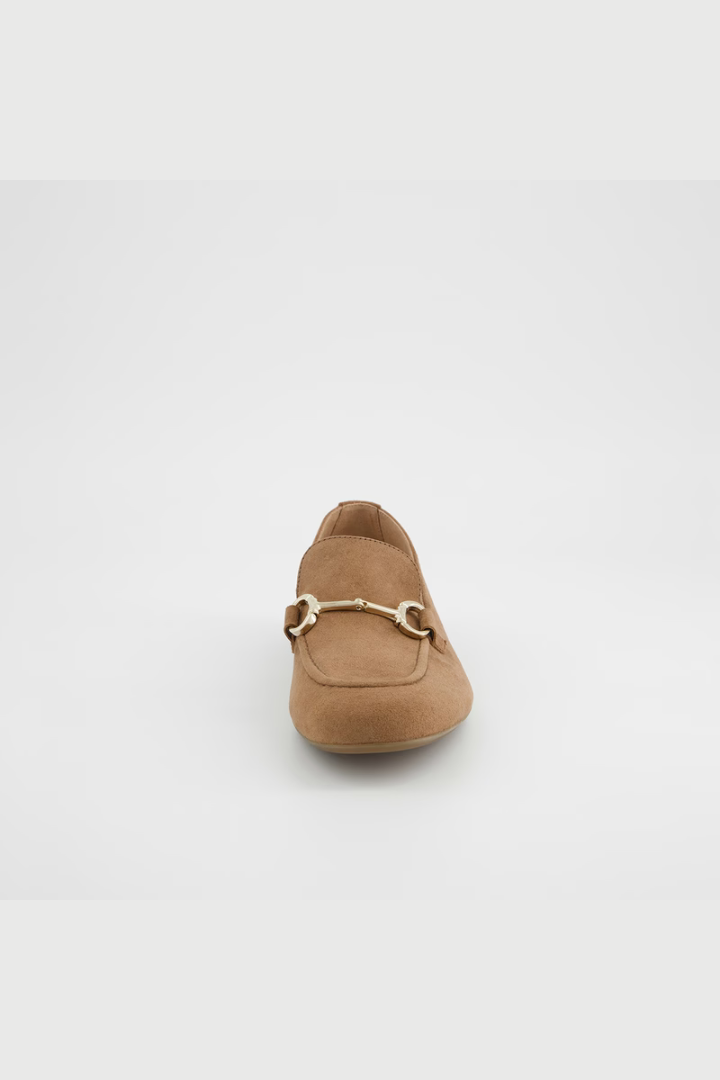 Paul Green Brown/Gold Samtziege Loafer Shoe