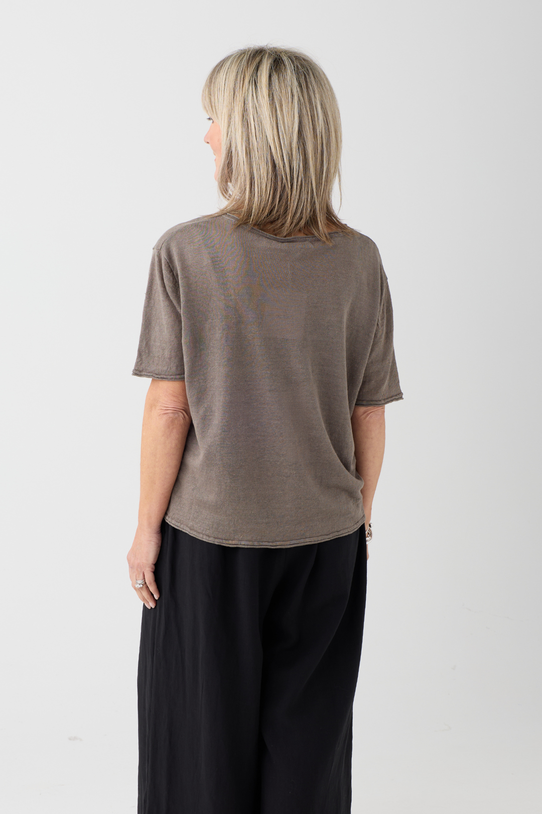 el2 Khaki Knit T-Shirt 1077
