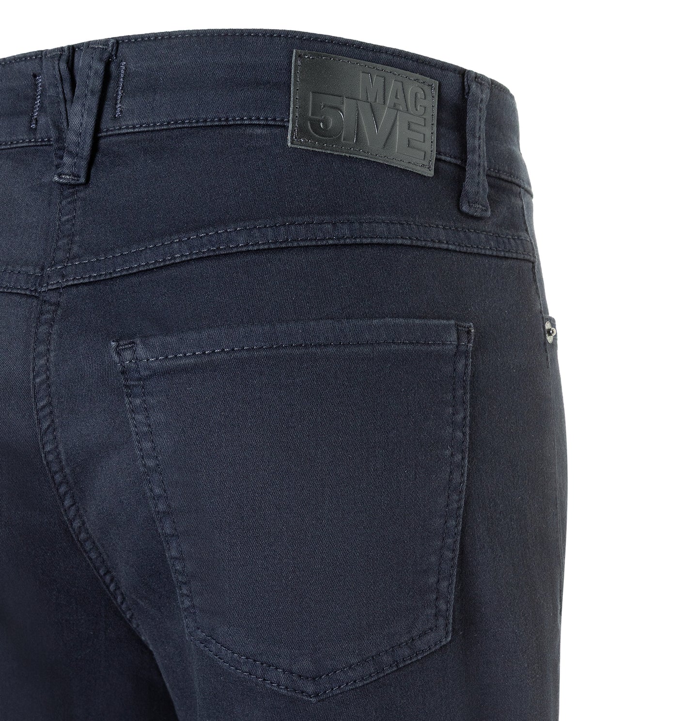 Mac Wide Dark Blue Trousers