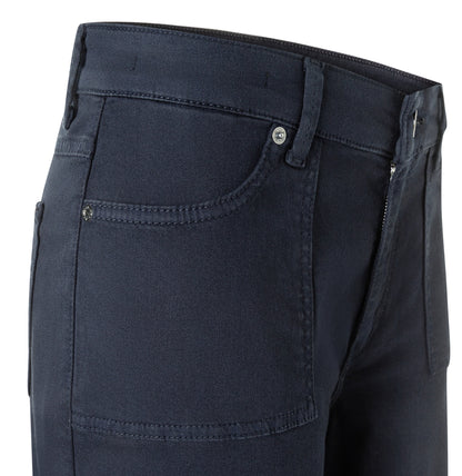Mac Wide Dark Blue Trousers