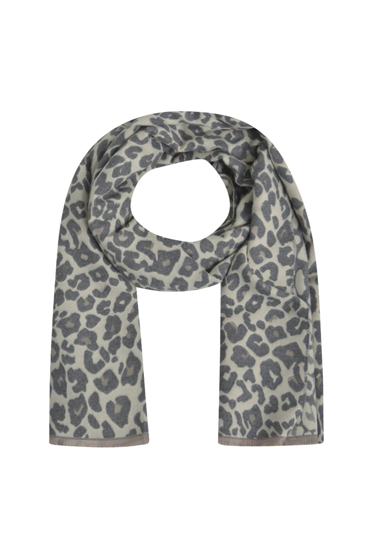 Milano Cream Animal Print Scarf