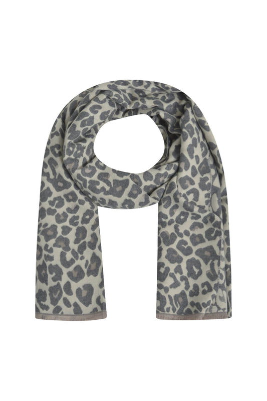 Milano Cream Animal Print Scarf